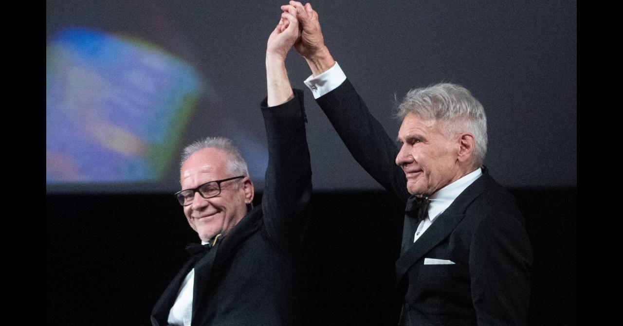 Harrison Ford, star du jour à Cannes pour soutenir Indiana Jones 5 [photos]