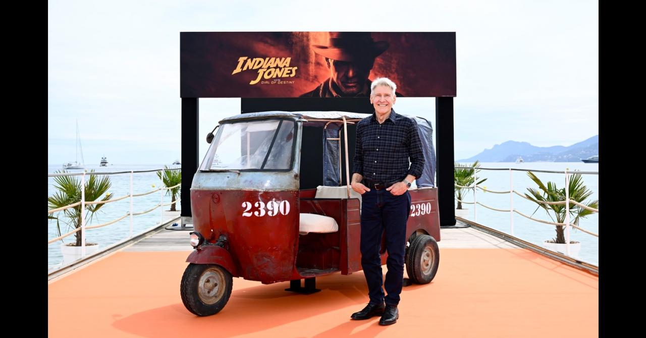 Harrison Ford, star du jour à Cannes pour soutenir Indiana Jones 5 [photos]