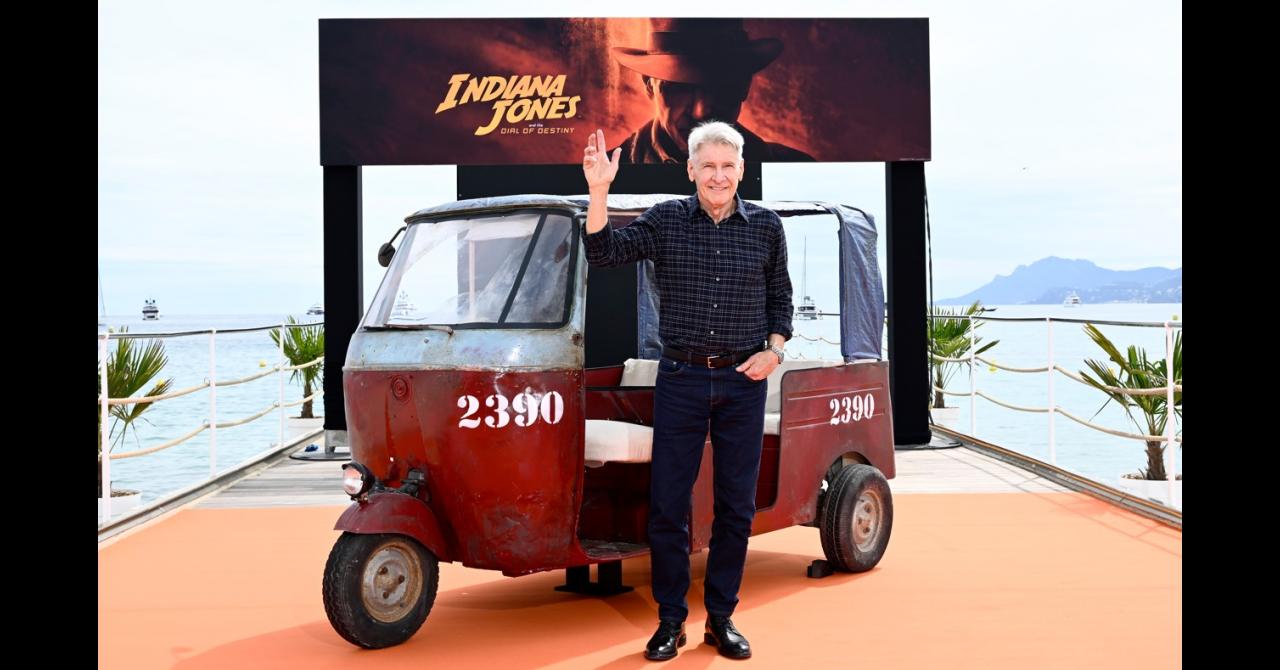 Harrison Ford, star du jour à Cannes pour soutenir Indiana Jones 5 [photos]