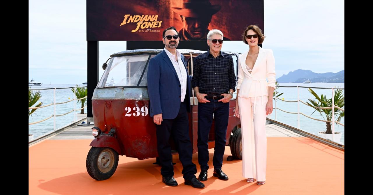 Harrison Ford, star du jour à Cannes pour soutenir Indiana Jones 5 [photos]