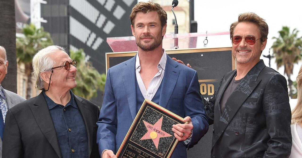 Chris Hemsworth reçoit son étoile sur Hollywood Boulevard