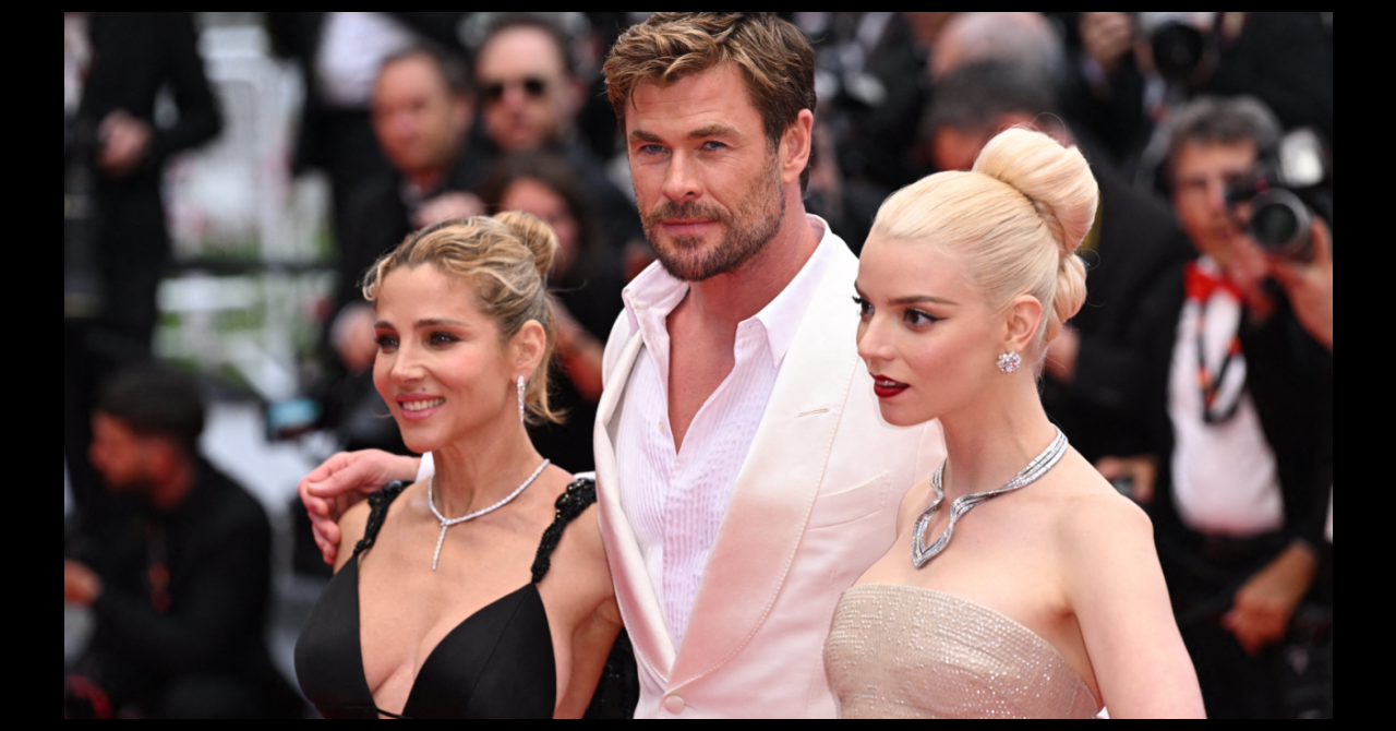 Cannes jour 2 : Elsa Pataky, Chris Hemsworth et Anya Taylor-Joy sur le tapis rouge de Furiosa