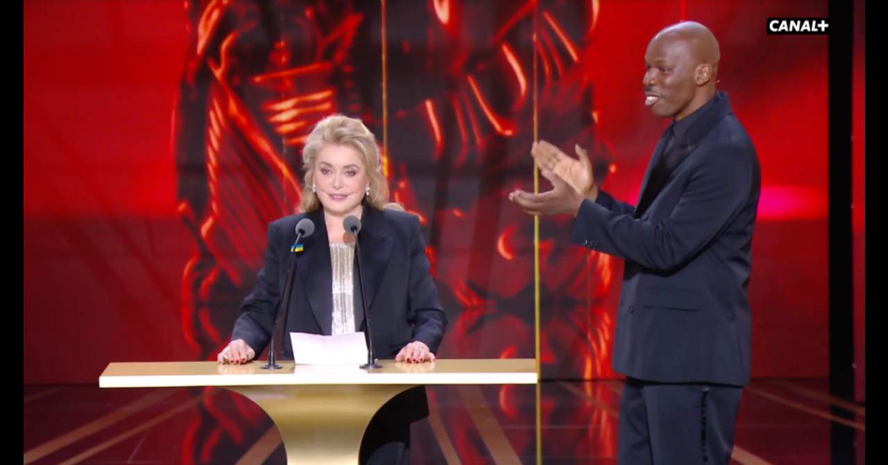 Catherine Deneuve et Jean-Pascal Zadi ont ouvert la 50e cérémonie des César