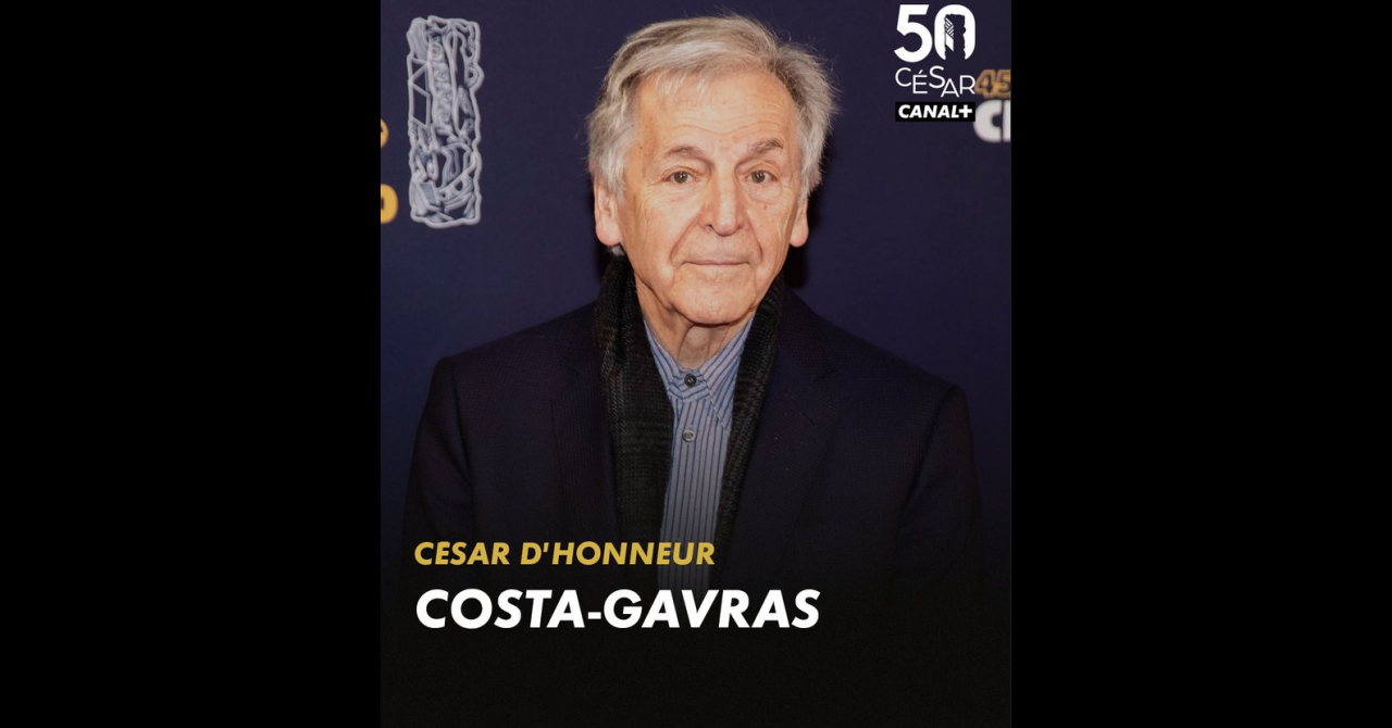 Costa-Gavras a reçu le César d'honneur en 2025