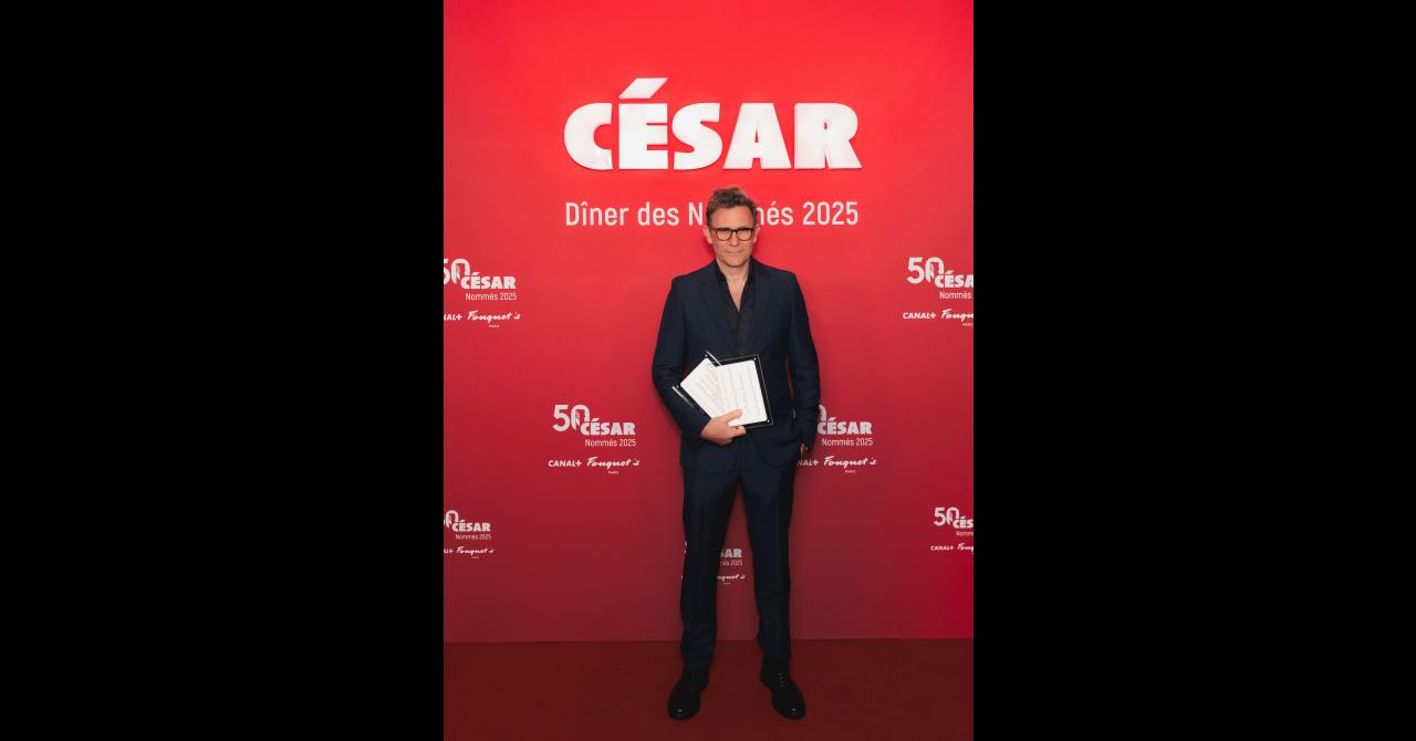 Michel Hazanavicius au diner des nommés aux César 2025