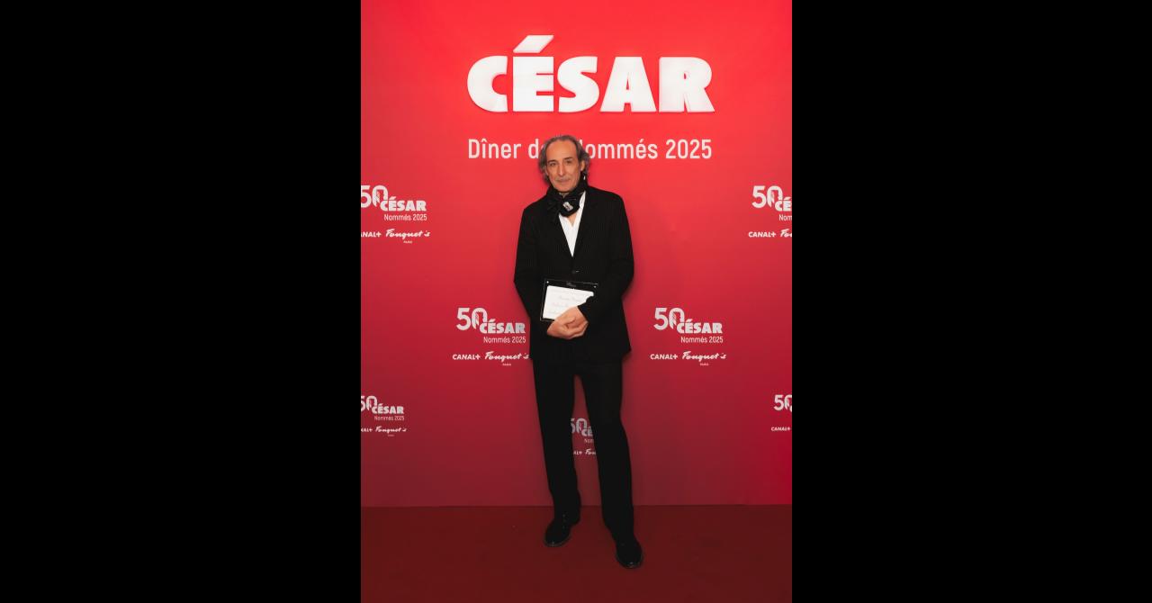 Alexandre Desplat au diner des nommés aux César 2025