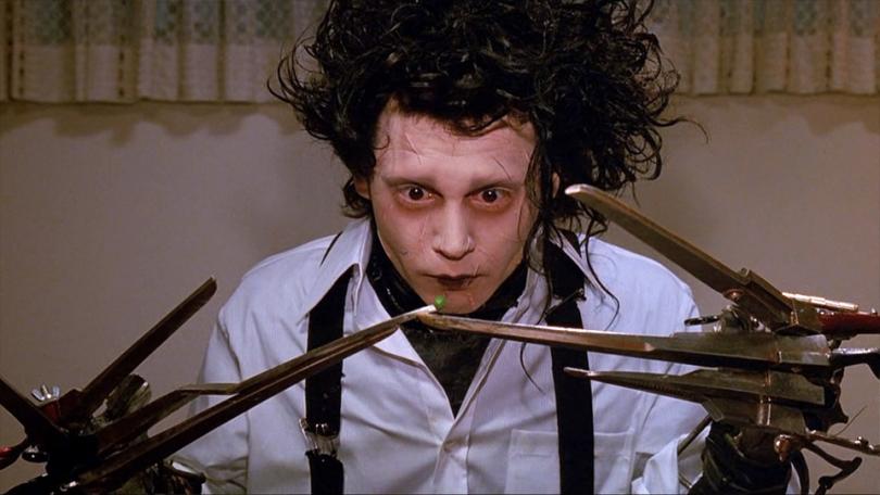 Johnny Depp, Edward aux mains d'argent, Tim Burton