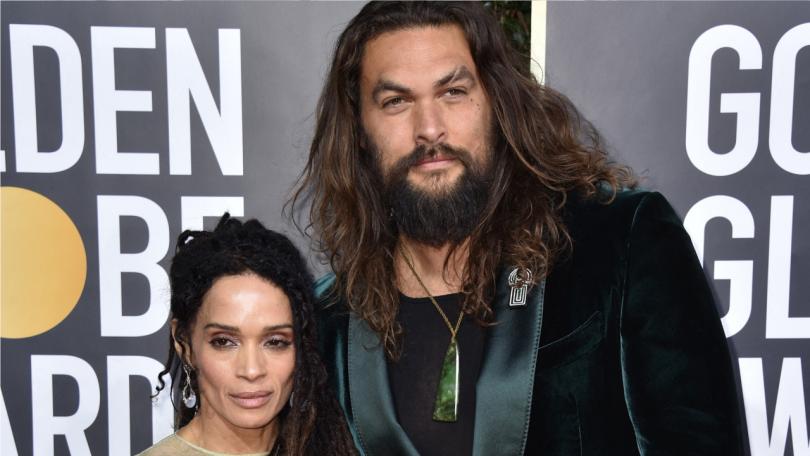 Jason Momoa et Lisa Bonet aux Golden Globes