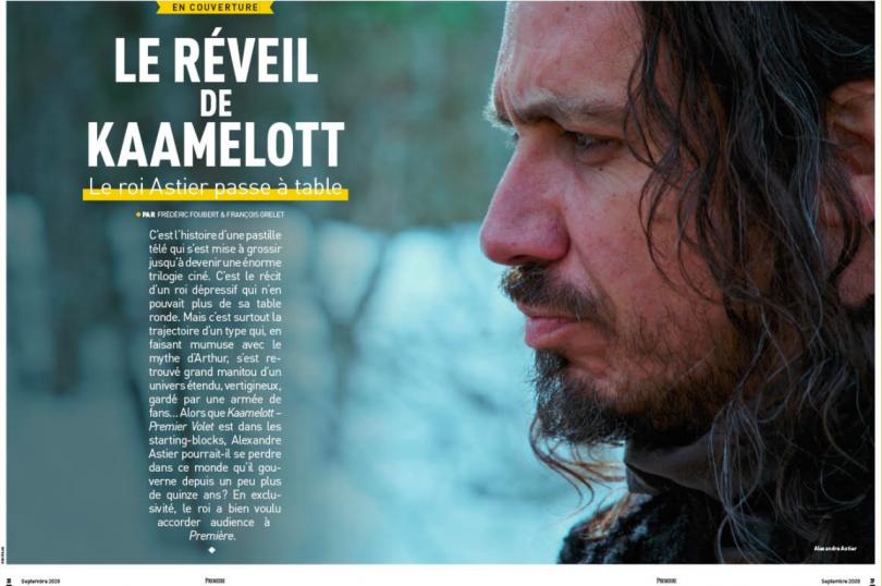 Première n° 510 : Kamelott - Premier volet, d'Alexandre Astier, est en couverture