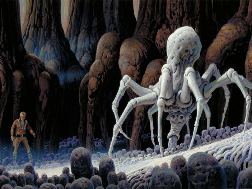 Araignée blanche : dessin de Ralph McQuarrie