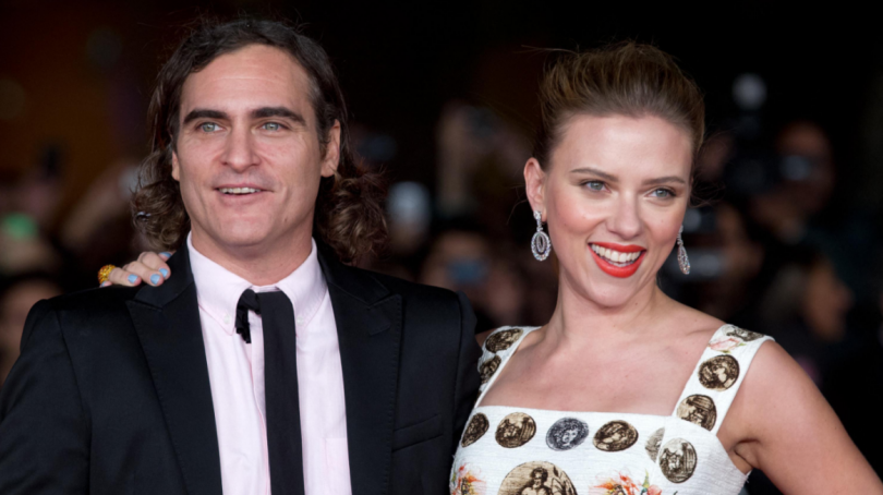 Joaquin Phoenix et Scarlett Johansson à l'avant-première de Her à Rome en 2013