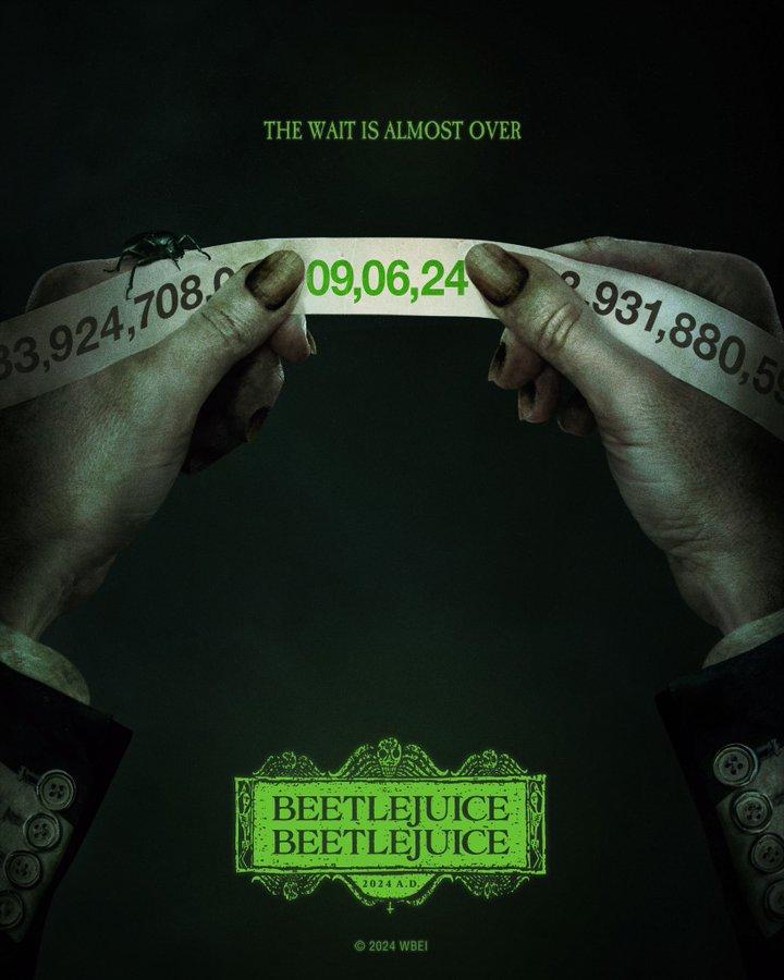 Une première affiche et un titre pour la suite de Beetlejuice 