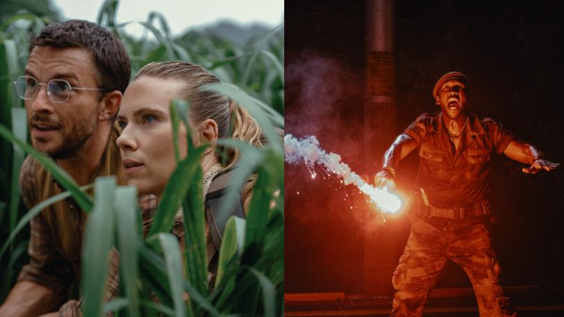 Scarlett Johansson et Jonathan Bailey dans les hautes herbes pour Jurassic World : Rebirth