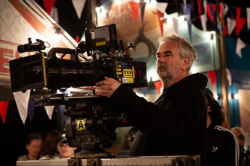 Luc Besson sur le tournage de Dracula : A Love Tale