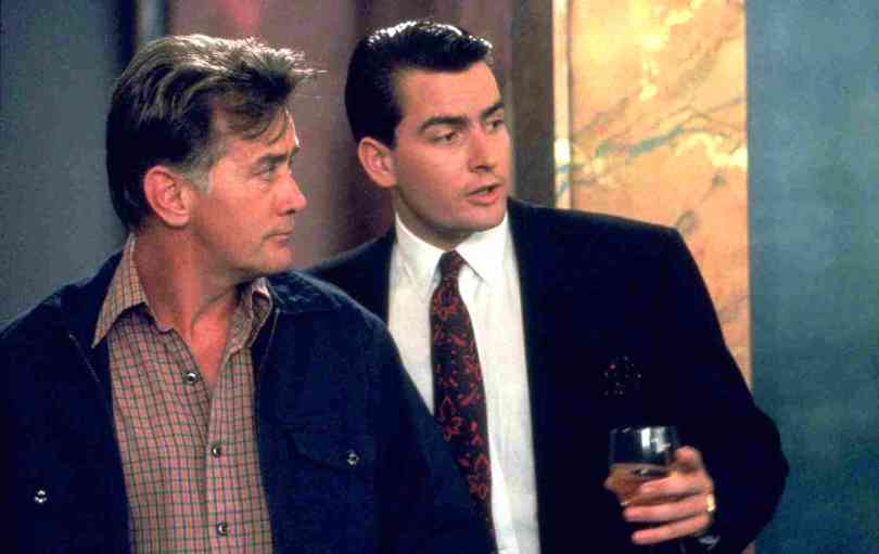 Martin Sheen avec Charlie Sheen